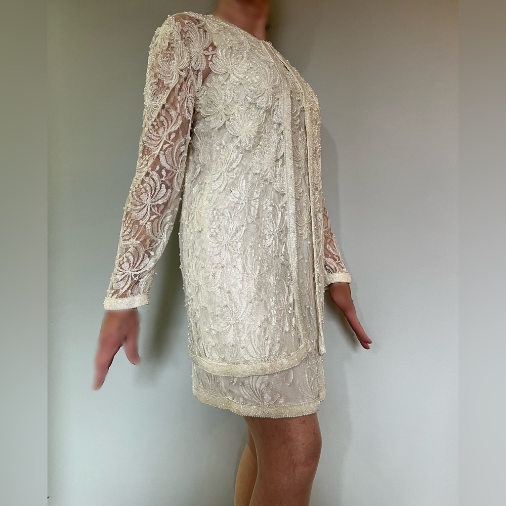 Vintage Beaded Dress & Jacket
